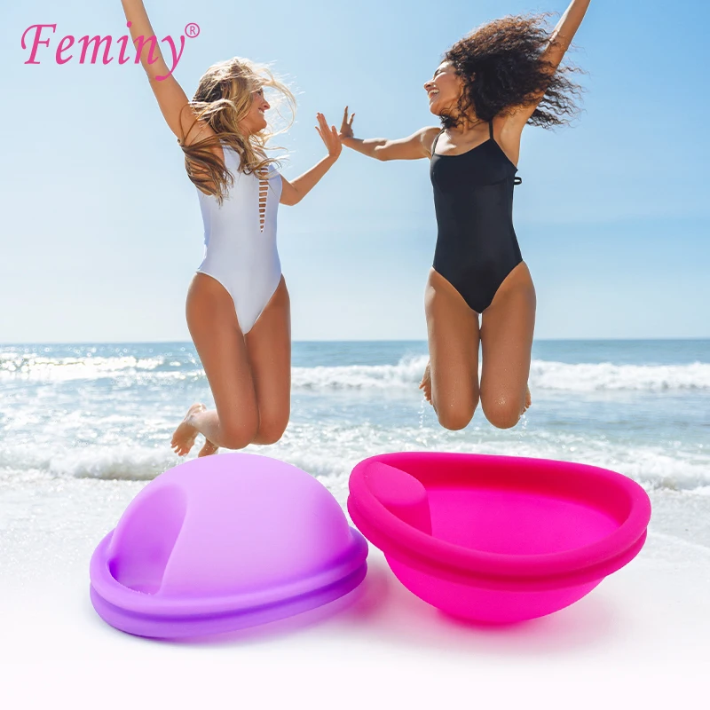 

10pcs Flat Menstrual Cups Medical Silicone Period Disk Menstruation Collector Menstrual Disc Reusable Disco Femenino