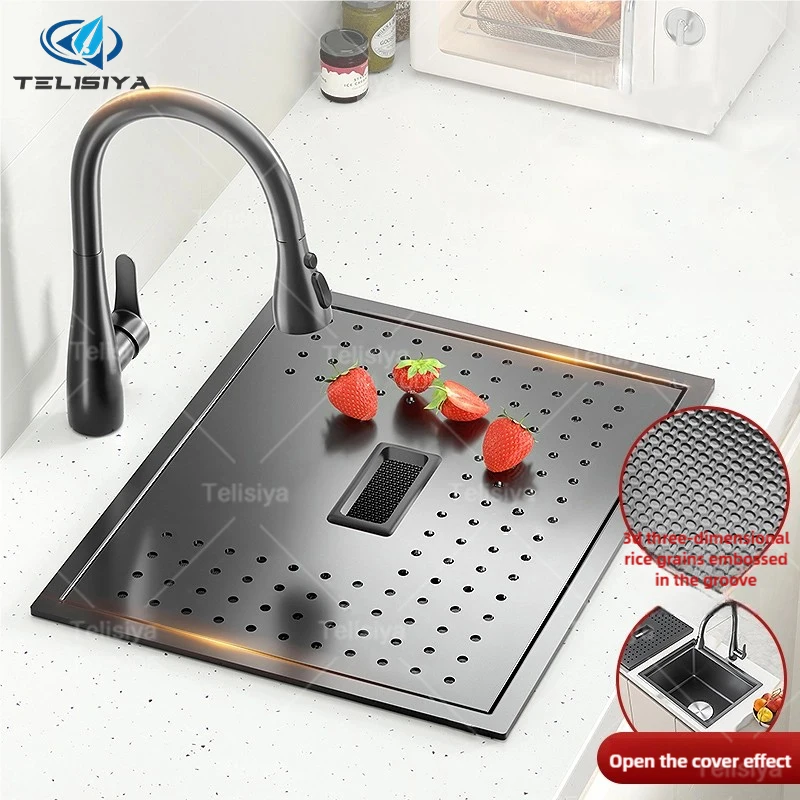 

Мини-кухонная раковина из нержавеющей стали, скрытая барная раковина, маленькая тарелка с одним слотом и умывальник для овощей