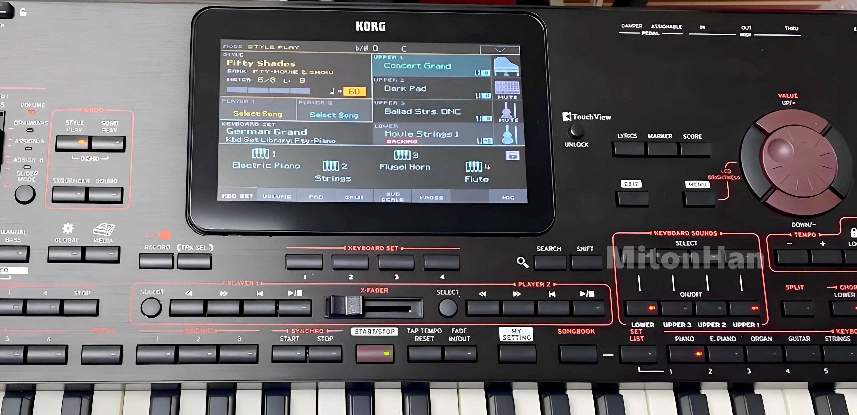 New Original For Korg PA4X PA1000 Touch Screen PA4X-61 PA1000 LCD Display（1 year warranty, 100% test before shipment ）