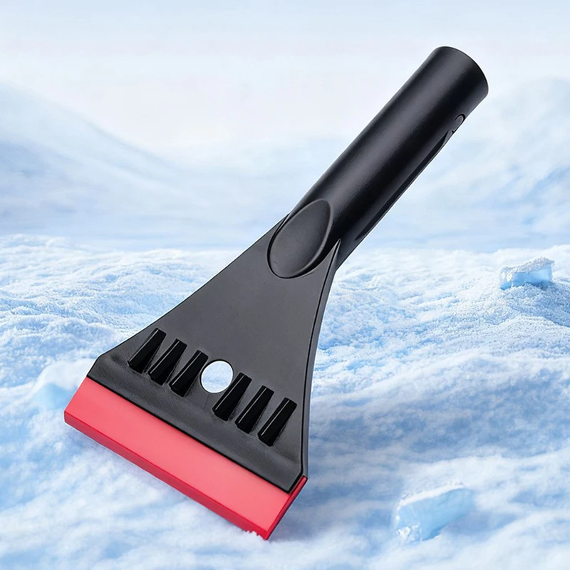 

TOFAR Car Windshield Snow Shovel Handle Defrost Ice Scraper Winter Window Glass Snow and Frost Cleaning Removal Rubber Scraper