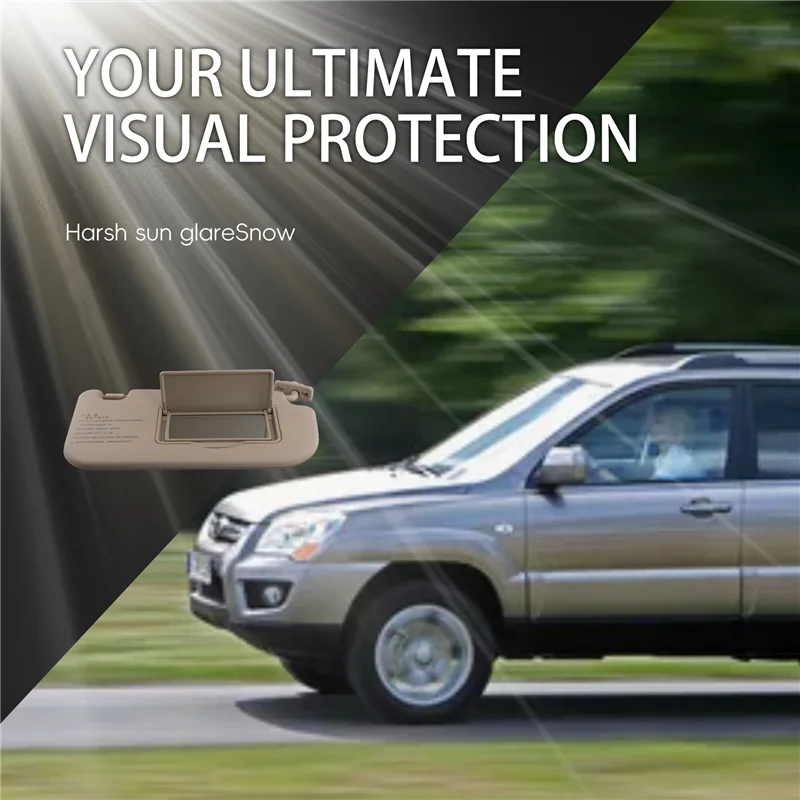 

A80X-Солнцезащитный козырек с зеркалом для макияжа 852021F010EZ 852011F010EZ для Kia Sportage 2005-2010 Солнцезащитный козырек