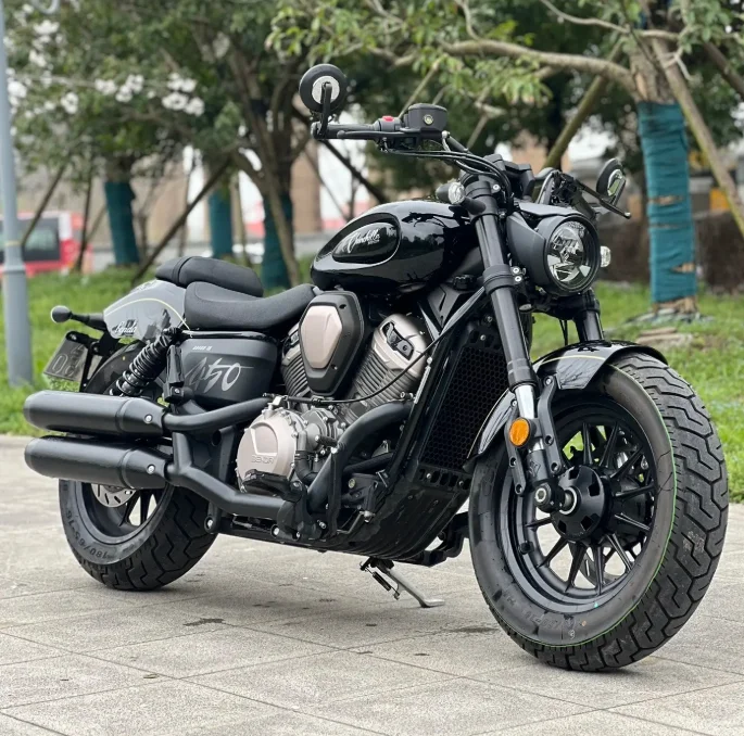 

ForUsed Bengda Jinjila 450 Retro Cruiser Motorcycle 450cc V-Twin Water-Cooled Engine 37kW (5