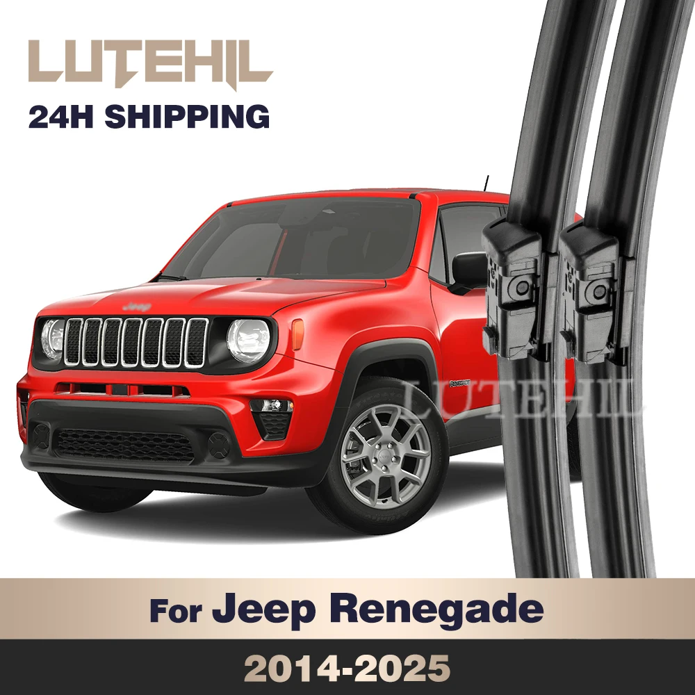 

For Jeep Renegade BU 2014-2025 2015 2016 2017 2018 2019 2020 Wiper Front Wiper Blades Windshield Windscreen Window Brush 22"+20"