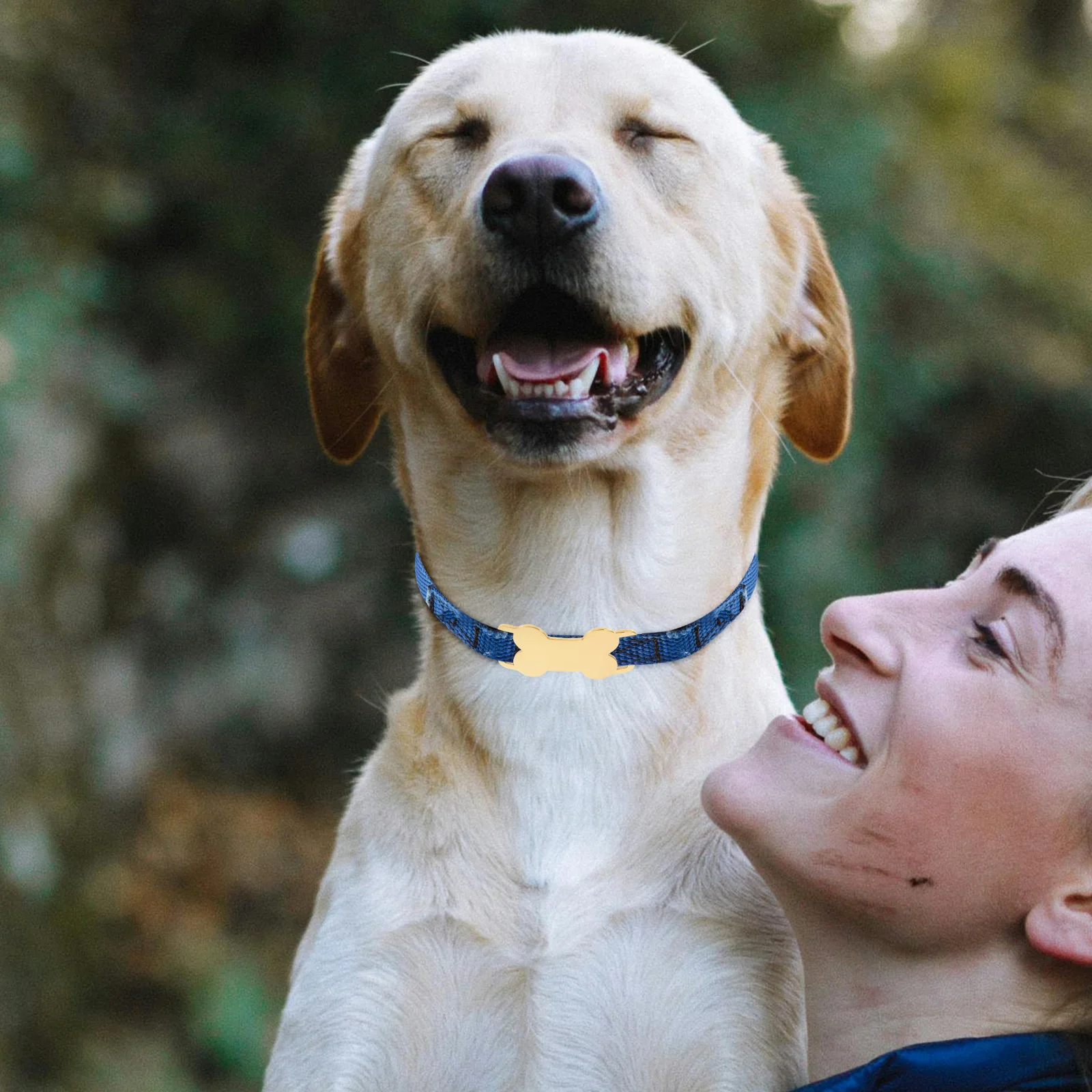 

3pcs Bone Shaped Dog Id Tags Stainless Steel Pet Name Tag Blank Diy Puppy Charm Durable Small Dog Tag For Pets Collar