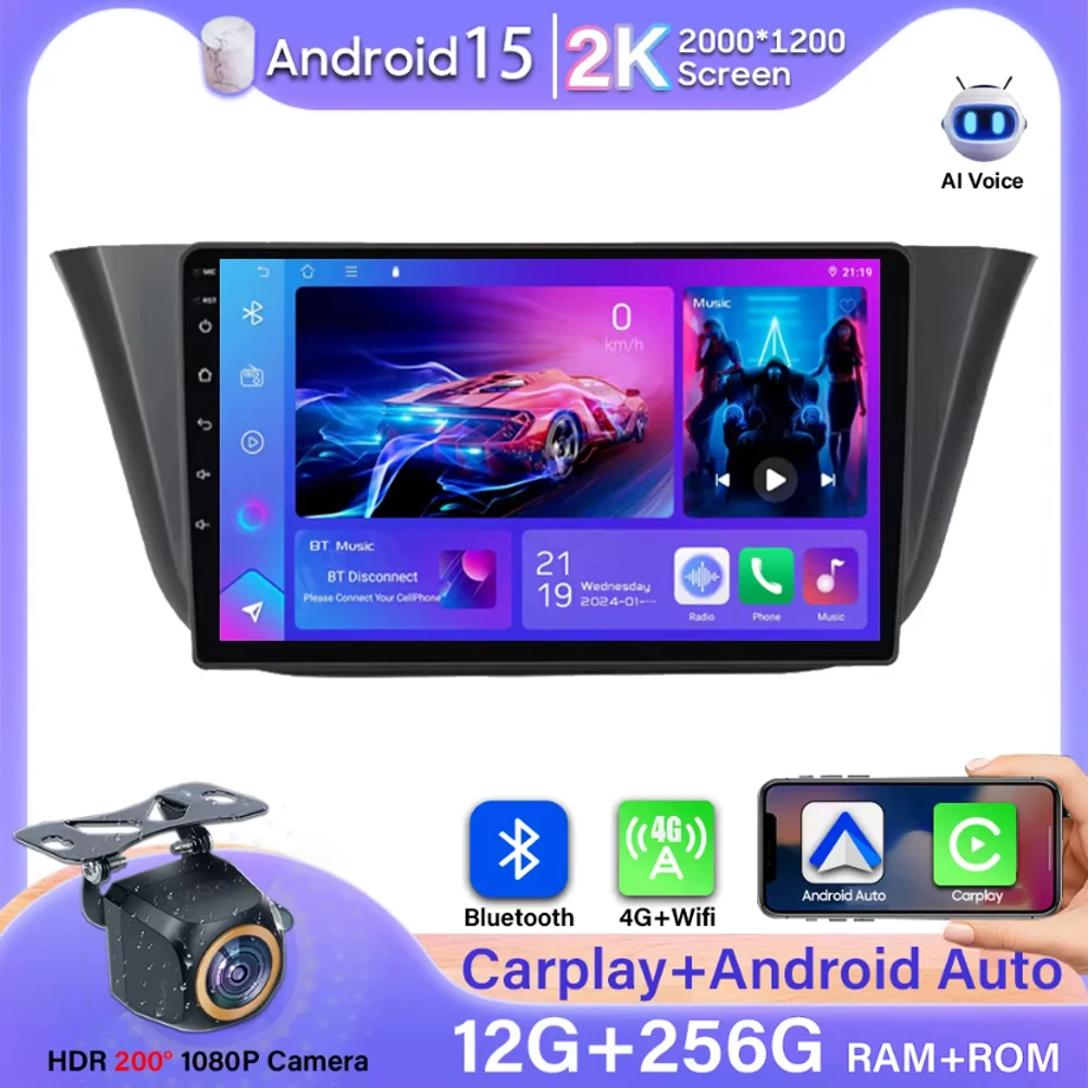 Car Radio For Iveco Daily 2013-2021 Android 15 Video No 2din Multimedia Player Video GPS Stereo Carplay Automotive Systems Wifi