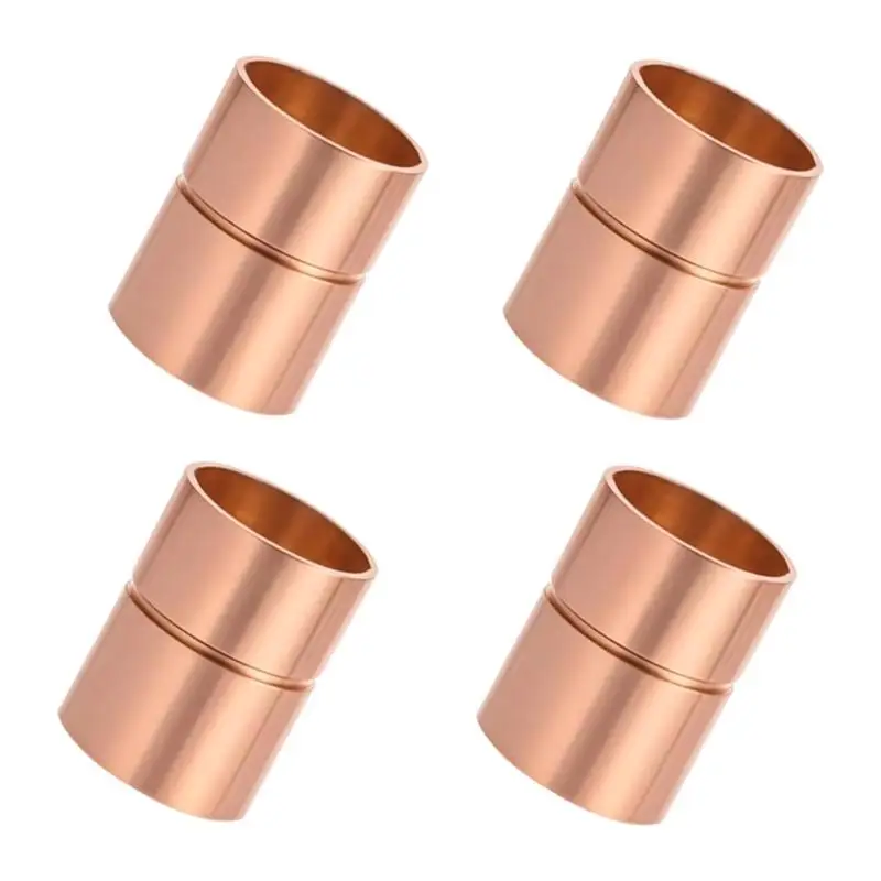 652F Copper Refrigeration Straight Coupling Fittings 3/4 Inch for Heat System