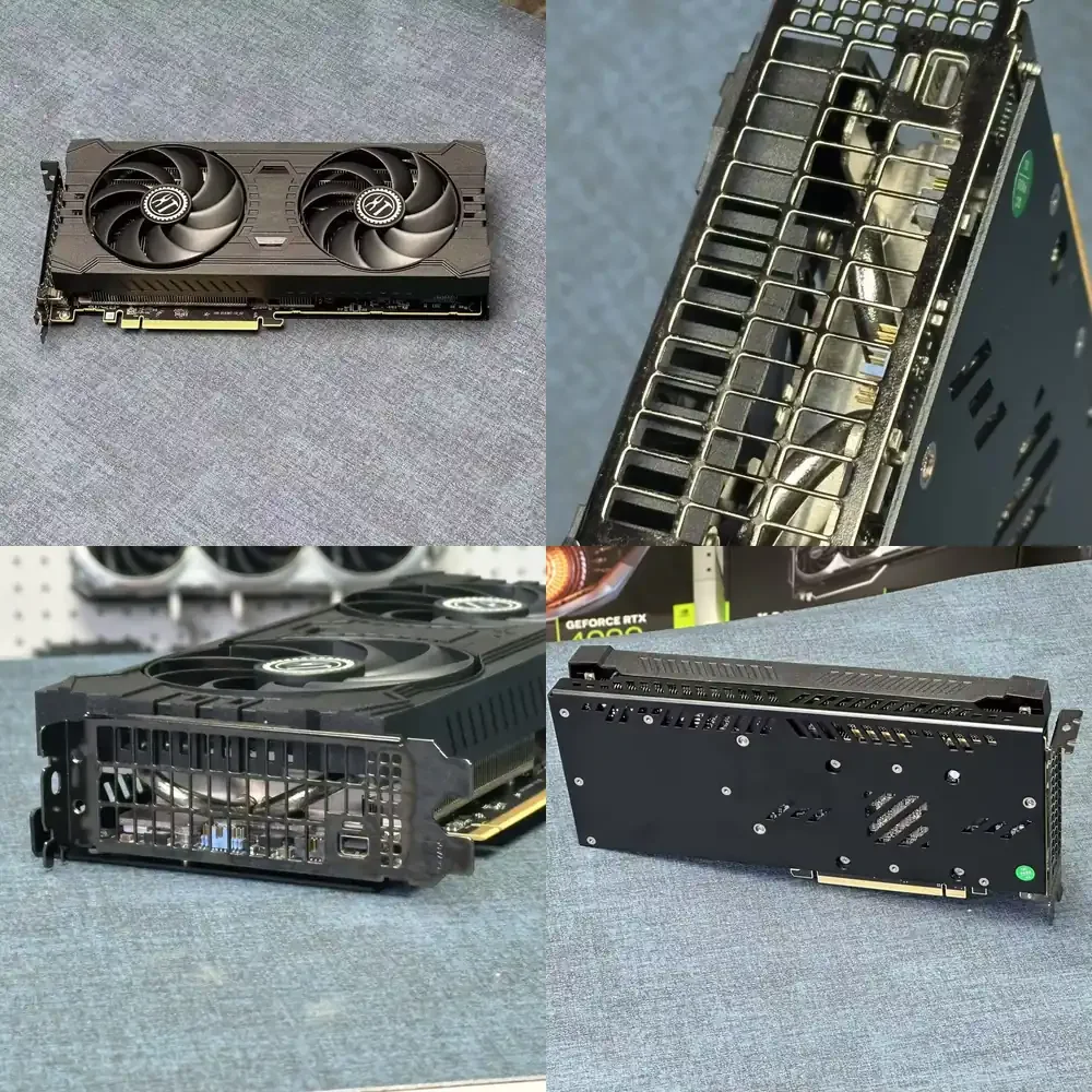 GPU Acceleration Card for Fan Cooling MI50 16GB HBM2 2x8 PIN Radeon VII AI Training Deep Learning Computing Graphics