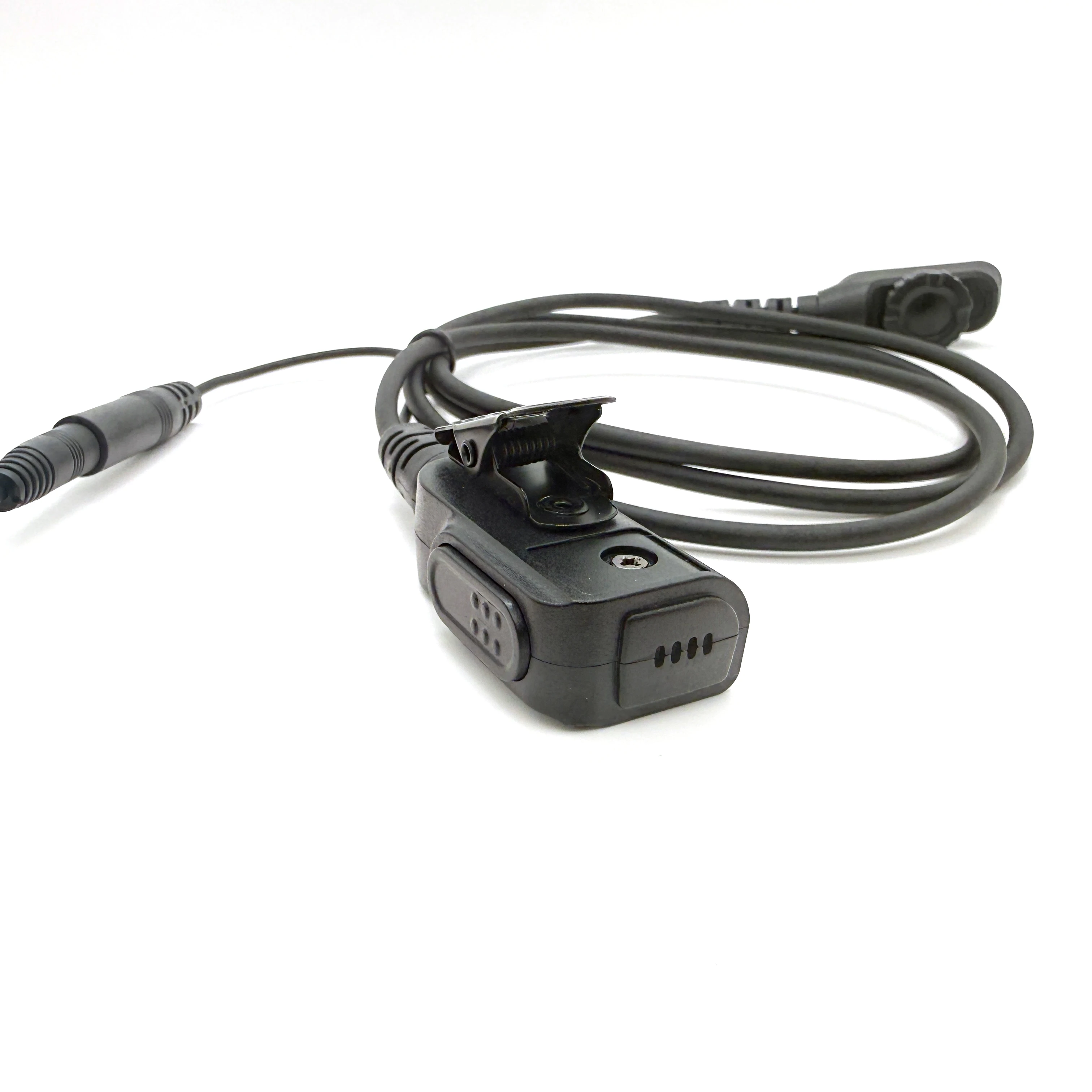 Headset Earpiece Mic for Hytera PD700, PD705G, PD780, PD785, PT580H Radios-PTT Button, Acoustic Tube, Comfortable Earbud view 4