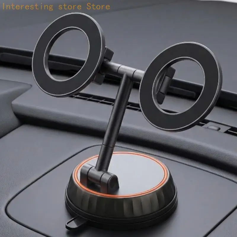 Universeller doppelter magnetischer Autoständer mit flexiblen Winkeln für Navigation, Videoanrufe, verschleißfester – Detail 3
