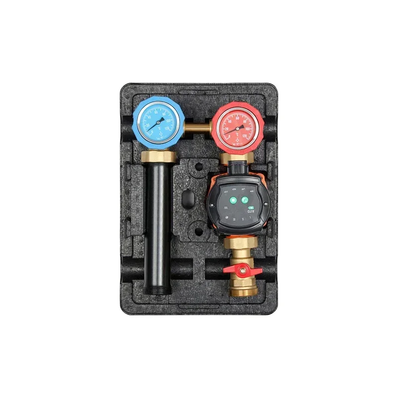 Electric regulating circulating pump station mixed water temperature control center:Pump connection thread: G1 ''/1-1/2 ''