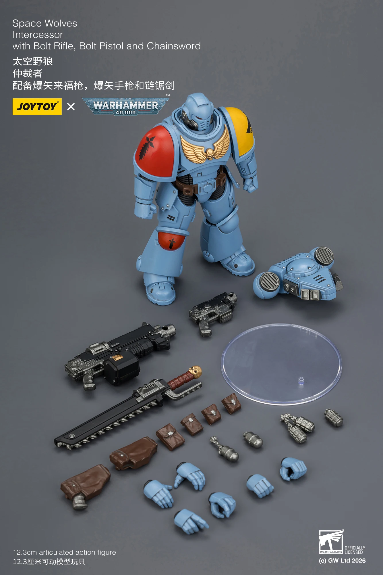 [AUF LAGER] JOYTOY Warhammer 40K 1/18 Actionfigur Intercessor mit Bolzenschrotflinte, Bolzenpistole und Kettenschwert 10 Stück Anime-Modell – Detail 21