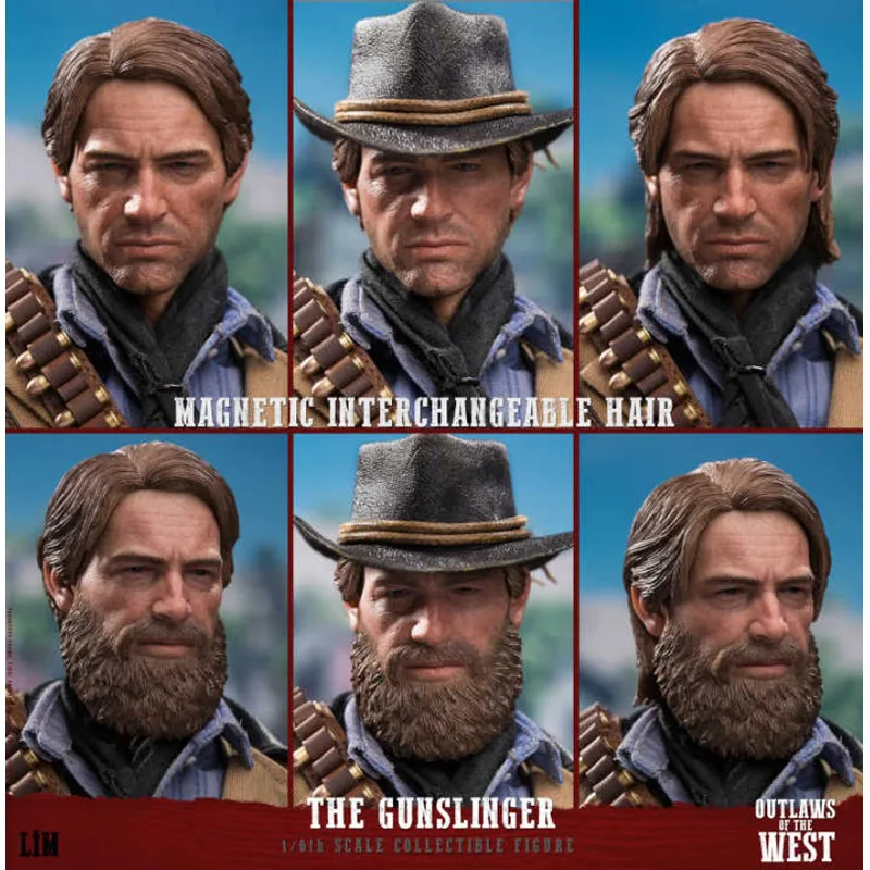 Original LimToys LIM008 1/6 A Fistful of Dollars Western Cowboy Arthur Morgan Male Soldier Action Model Art Collection Toy Gifts