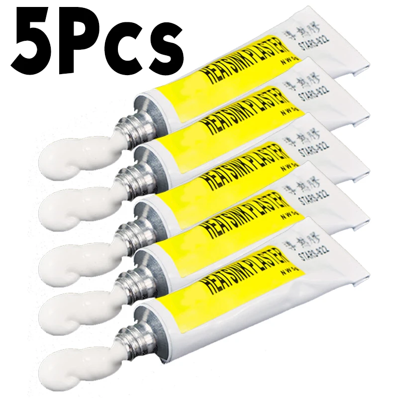 1-5Pcs Thermal Grease Paste Conductive Heatsink Plaster Adhesive Glue For VGA RAM LED IC Cooler Radiator Cooling Good Viscosity