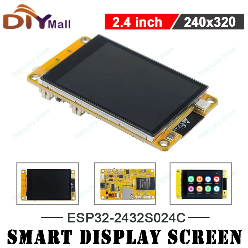 

2,4 "модуль дисплея ESP32 240x320 IPS TFT емкостный сенсорный Wi-Fi/BT ESP32-S3 Core для Arduino/проектов DIY ESP32-2432S024C