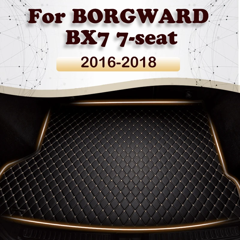 

Car Trunk Mat For BORGWARD BX7 7-Seat 2016 2017 2018 Custom Car Accessories Auto Interior Decoration