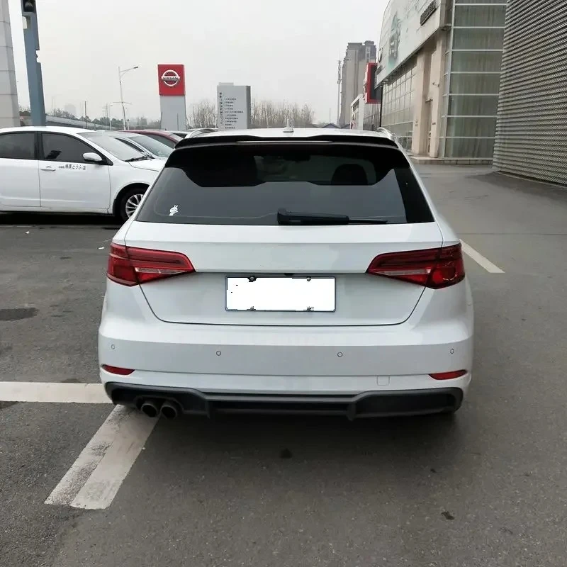 For Audi A3 Sportback Aleron 2014 2015 2016 2017 2018 2019 Rear Roof Lip Spoiler For Car Tail Wing Decoration Car Accessories view 6
