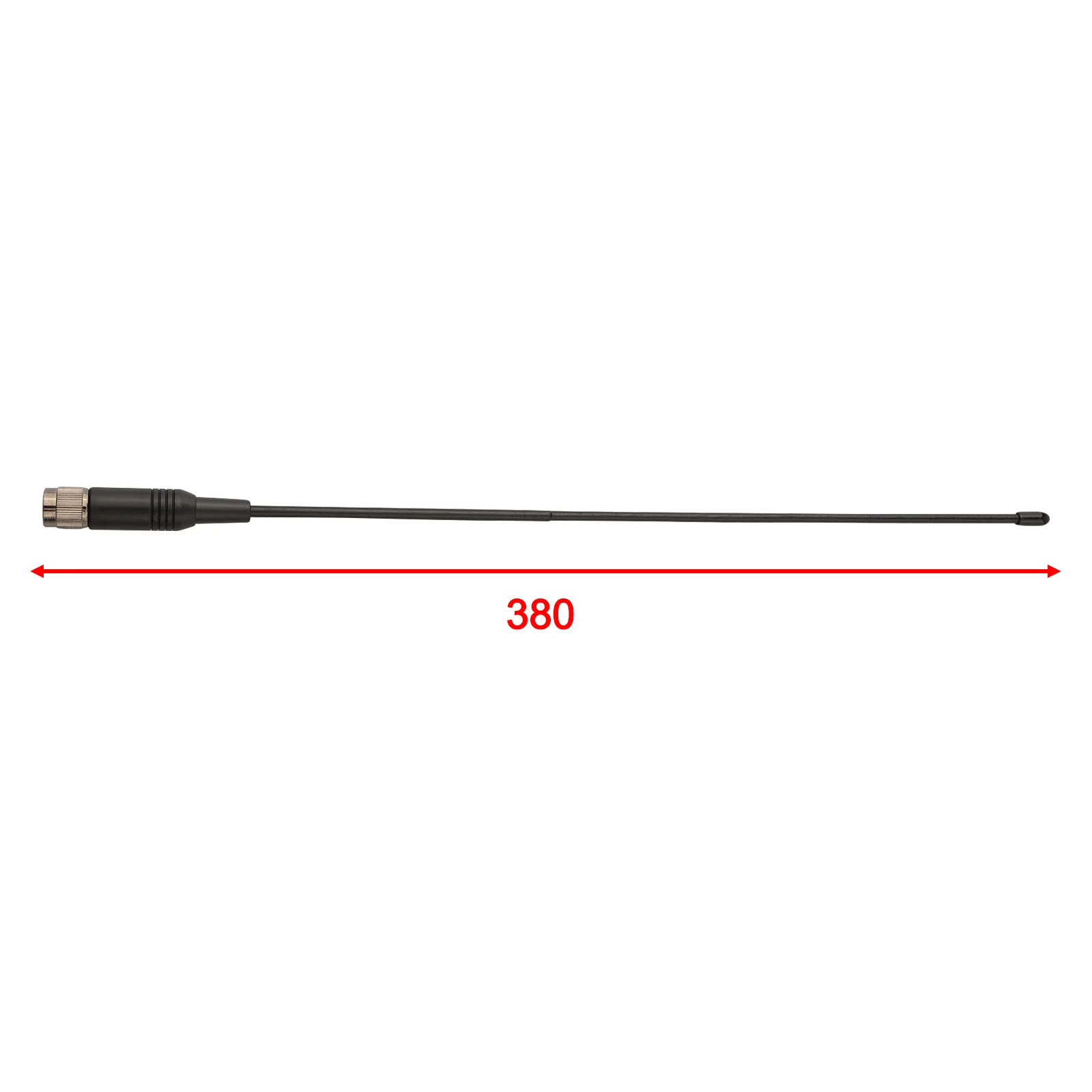 GNSS GPS Receivers Radio Antenna 400MHz-470MHz Frequency Range Black Color High-quality Materials Short Soft Whip