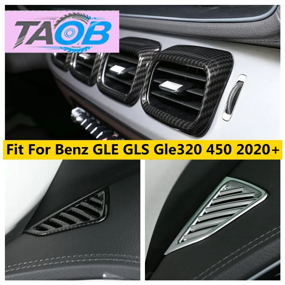 Dashboard Central Control AC Air Conditioning Panel Cover Kit Trim Accessories For Mercedes-Benz GLE GLS Gle320 450 2020 2021