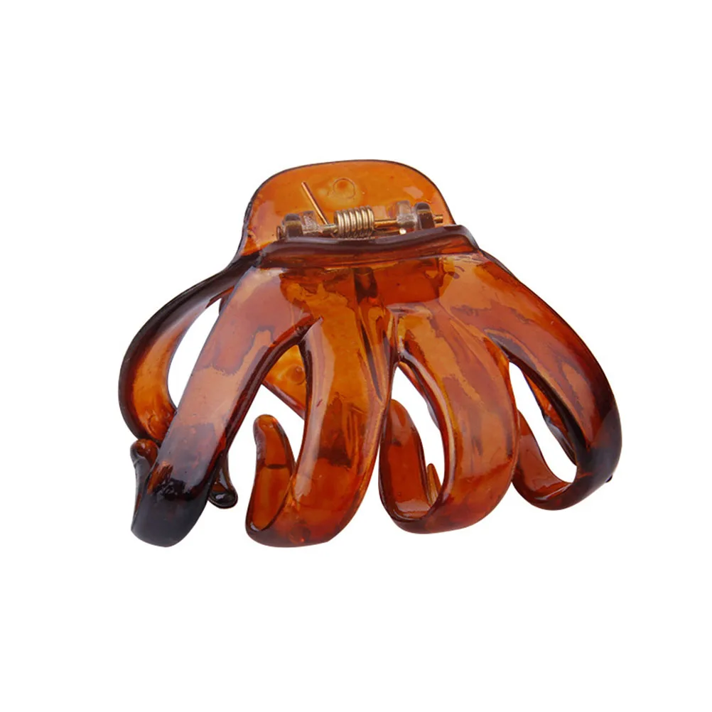

6 Pcs Octopus Clamps Durable Long Clips for Thick Thin Curly Straight Hair Lightweight Portable Ponytail Holder Accessories