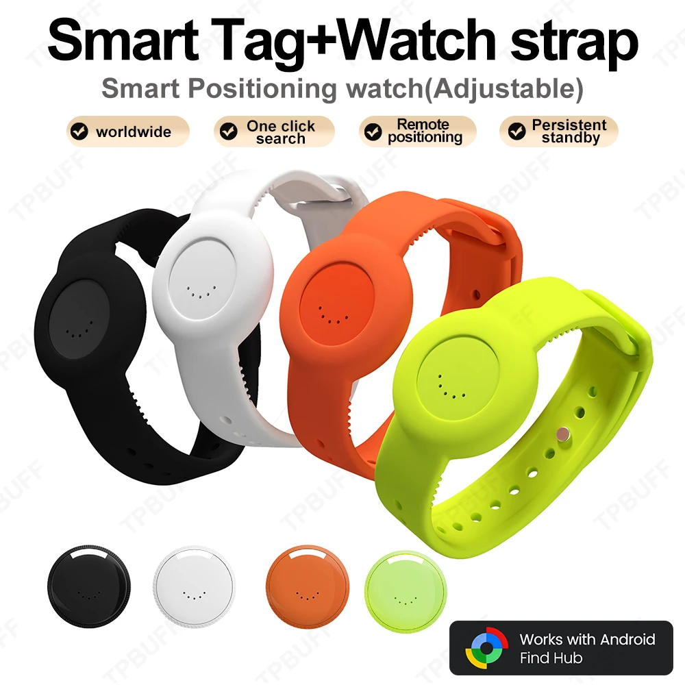 Android  Smart Location Tracker Bracelet for Iphone Google Find My App Waterproof GPS Kid Elderly Finder Precise Positioning Tag