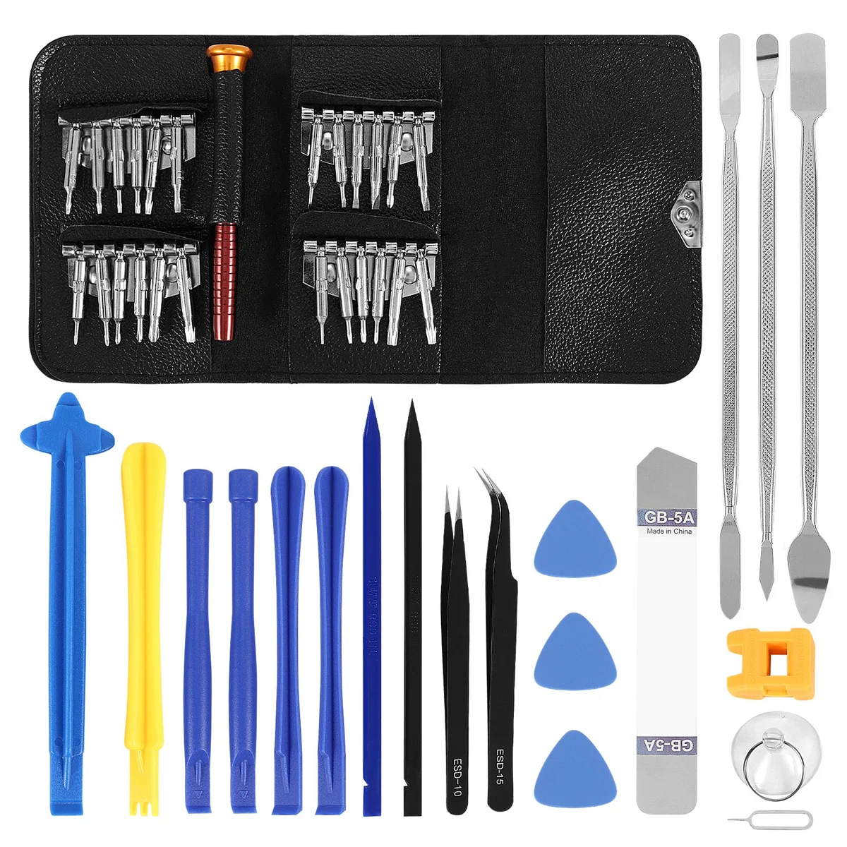 45 in 1 Opening LCD Screen Cell Phone Repair Tools Kit for Phone Laptop Watch Glasses Repair Tools Kit