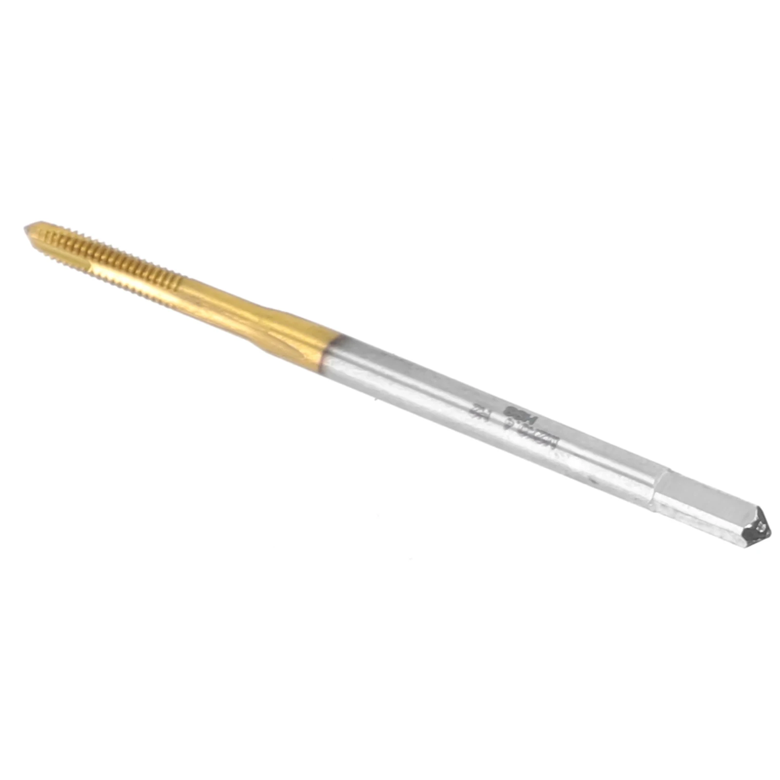 2PCS Coated Thread Tap Tools Straight Flute Type Made of High Speed Steel 6542 for M2 through M10 Metric Threads