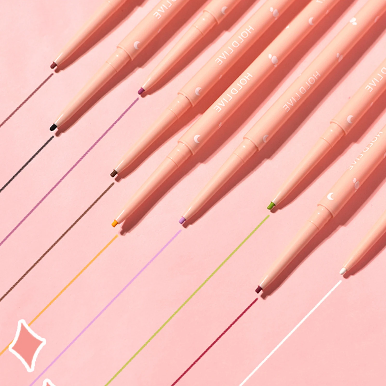 HOLD LIVE 0.1g カラー 超極細 ゲルペン 流暢 防水 長持ち 落ちにくい 自然