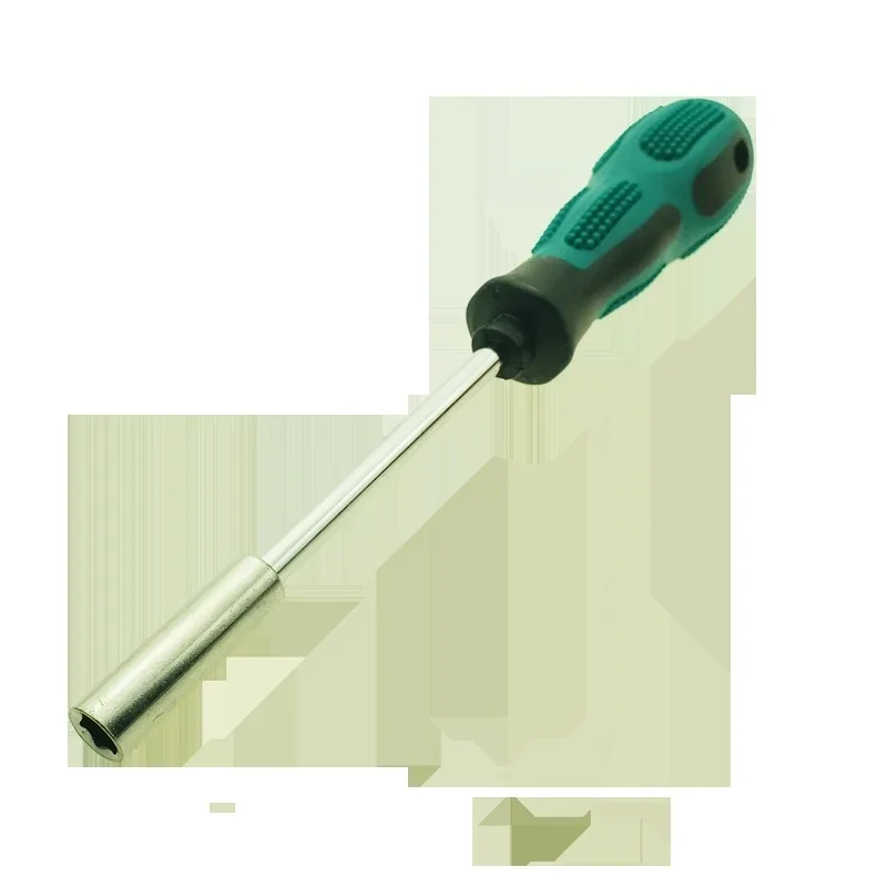 스크루 드라이버 1/4 배치 헤드 핸들 강력한 마그네틱 슬리브 윈드 육각 컨버터 6.35MM