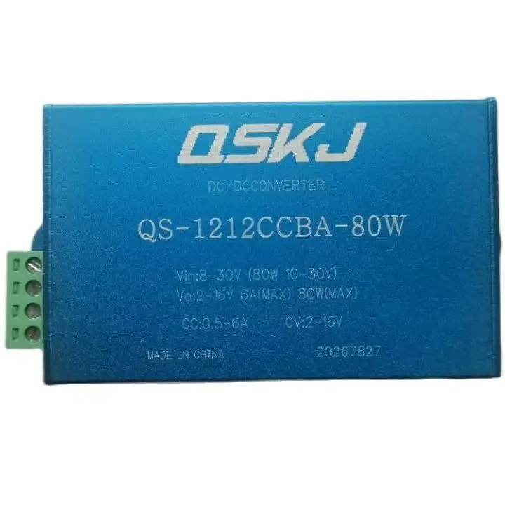 Low Ripple QS-4805CBAN-90W 90W DC Auto Boost Buck Converter Input 4.5-60V TO Output 1.2-30V Power Supply