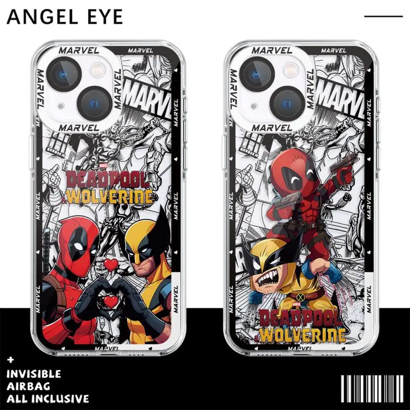 Marvel Deadpool And Wolverine Cartoon Phone Case for Honor X7b 4G X8 4G 5G X8a 4G X8b 4G X9a 5G X9b 5G 90 90 Lite cover