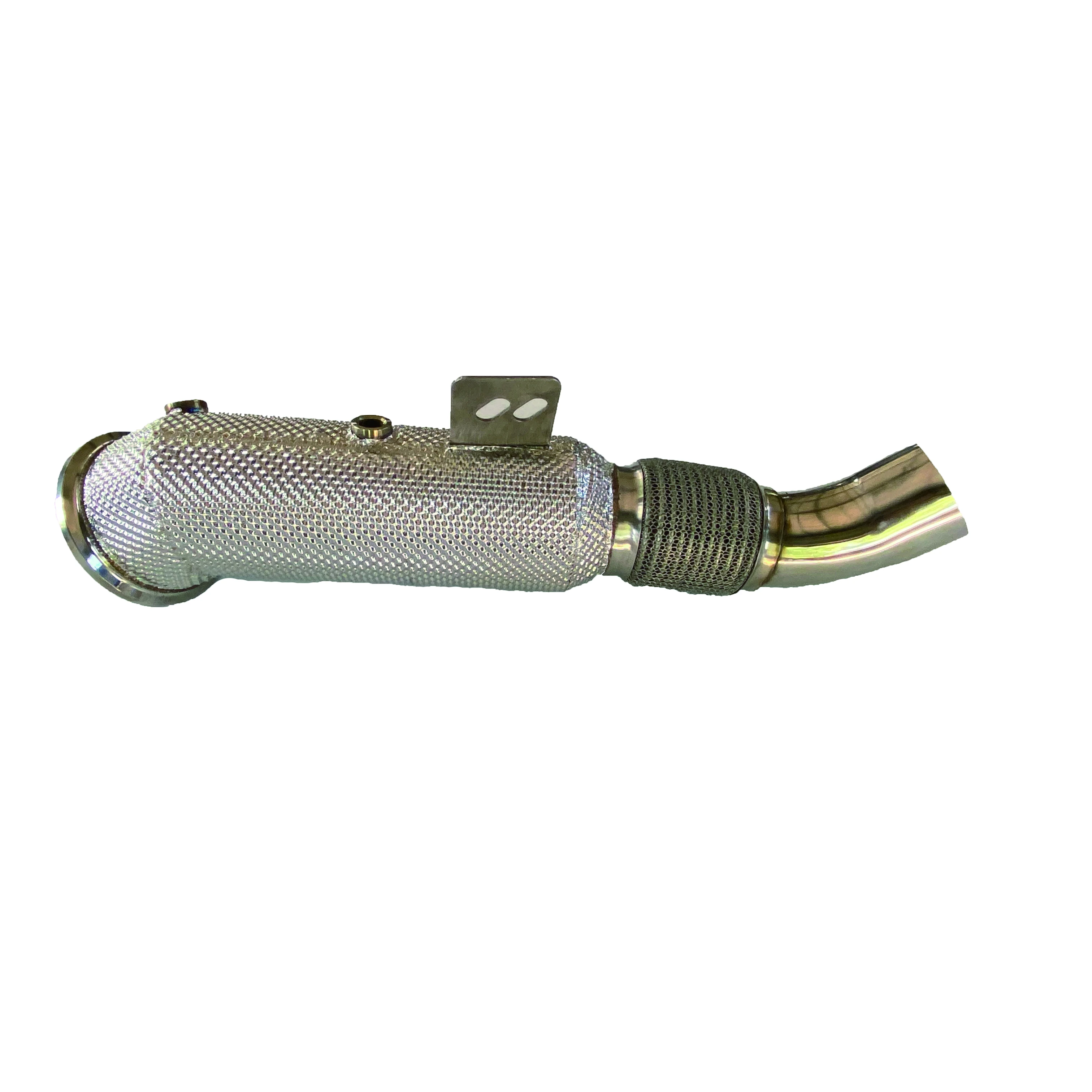 

For BMW B58 3.0t Engine Catless Downpipe M240i 340i 440i 540i F22 F30 F32 F36 G30 Catalytic Converter With Heat Shield