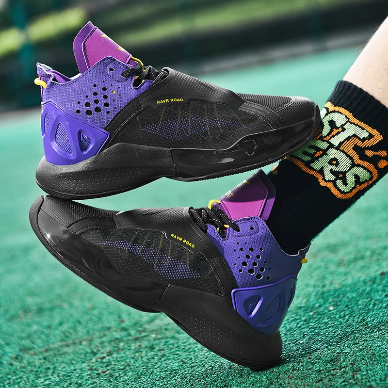 

2024 Summer Essentials: Men's High Top Basketball Shoes - Wear-resistant, shock-absorbing, non-slip sports shoes
