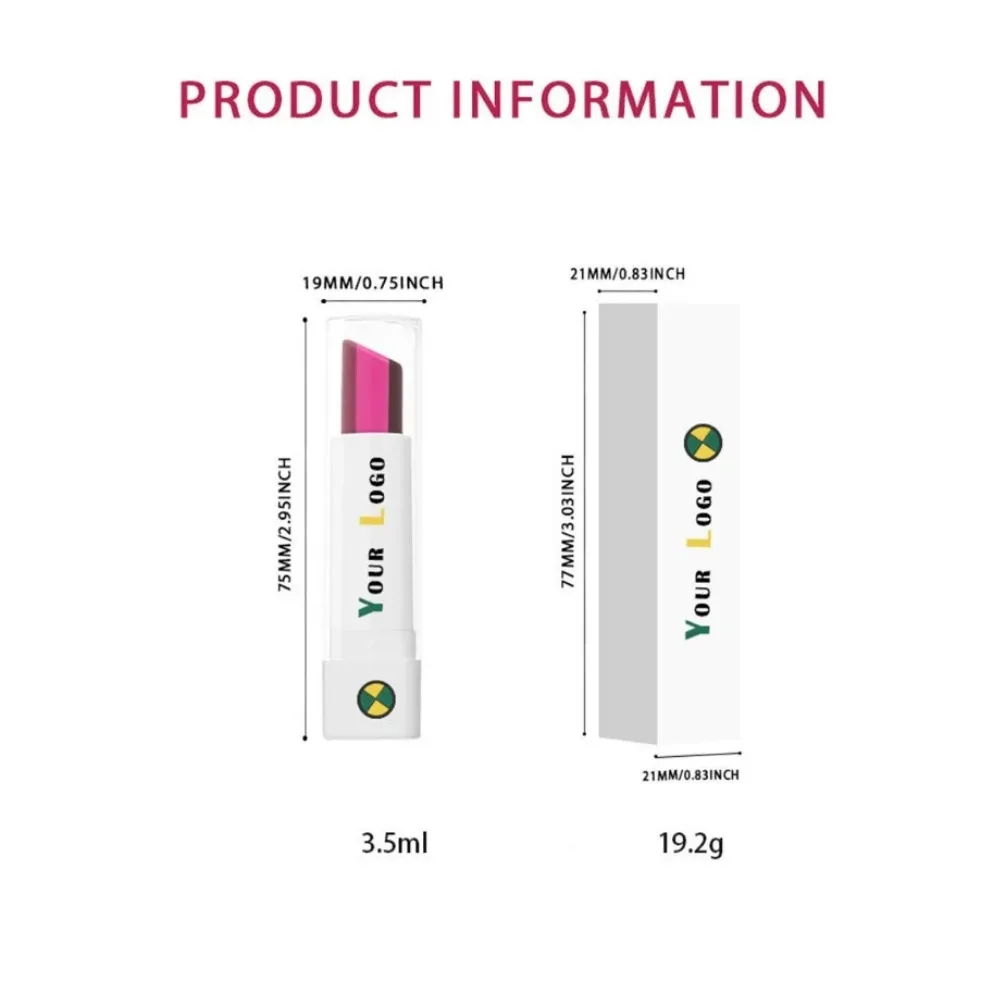 Logotipo personalizado lama labial vegana 3 cores mousse fosca brilho labial sólido marca própria batom natural à prova d'água duradouro nude vermelho matiz