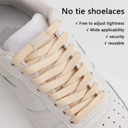 2023 No Tie Shoe Laces Elastic Shoelaces Kids Adult for Sneakers Shoelace Quick Lace Lazy Sport Rubber Bands  Flats Shoestrings