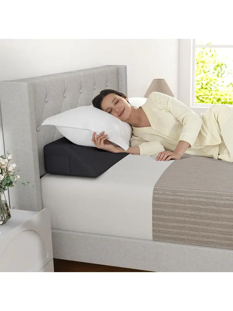 

Bed Wedge Pillow with Storage Bag-Twin Size