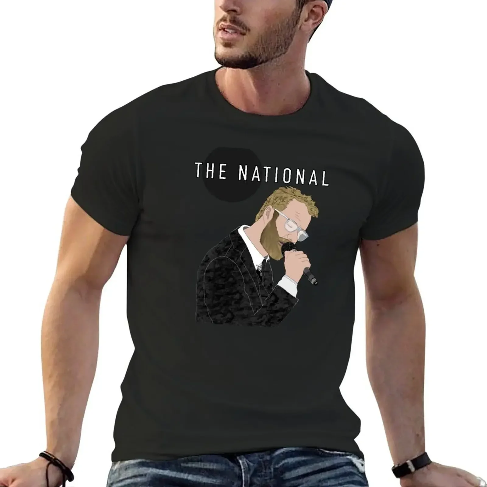 

The National (Band Art) T-Shirt customs oversizeds vintage anime shirt men t shirts