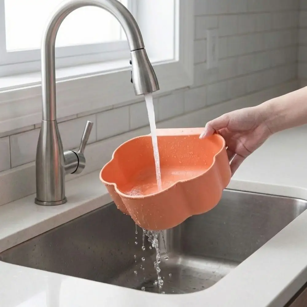 

Cloud Shape Kitchen Hanging Trash Can Space Saving Plastic Cabinet Door Trash Can Large Capacity Garbage Basin Office