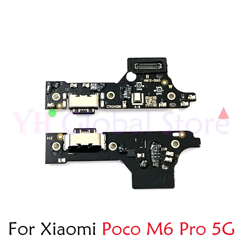 For Xiaomi POCO M5 M5S M6 Pro Plus USB Charging Dock Connector Port Board Flex Cable