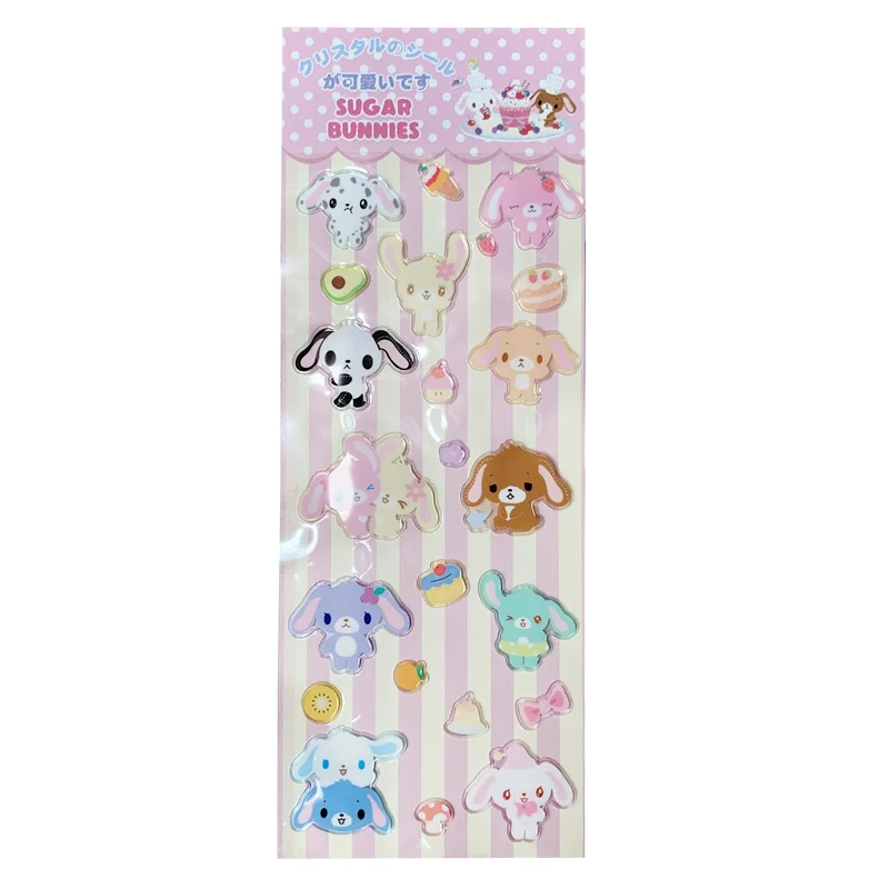 

Kawaii Sugarbunnies наклейки триD мультфильм кролик милый ноутбук наклейка книга декор