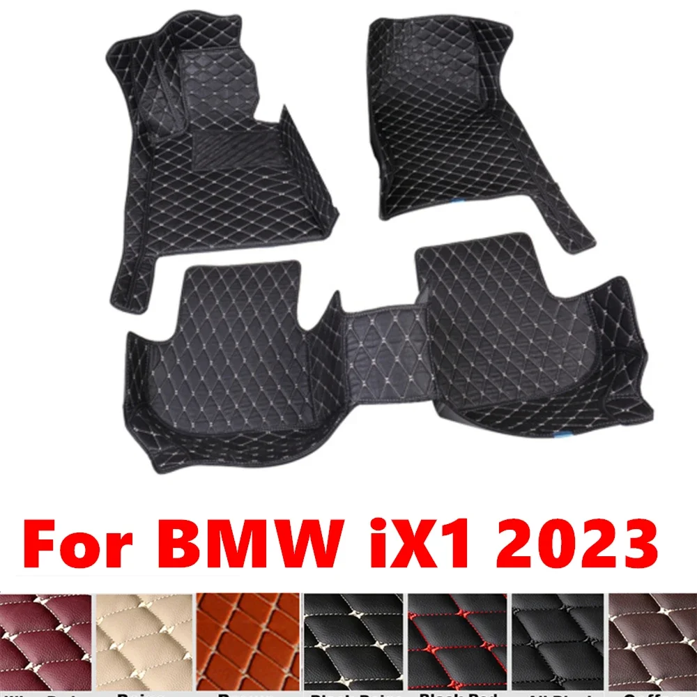 

Car Floor Mats For BMW IX1 2023 Custom Fit Front & Rear Floor Liner Cover Automobile Foot Pads Carpet Interior Parts Accessories