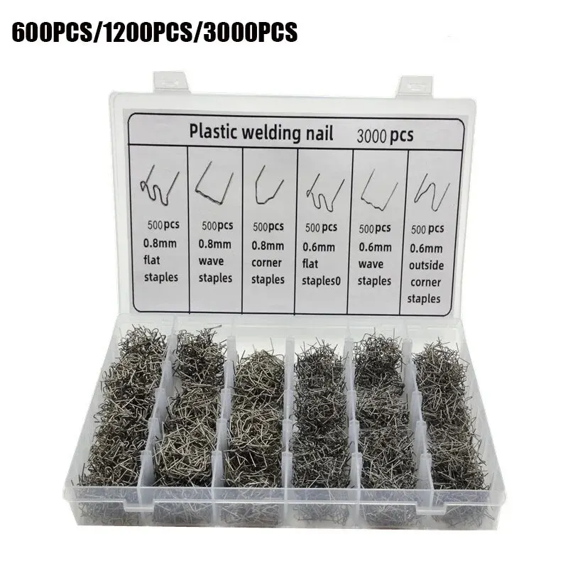 3000PCS Hot Stapler Staples For Plastic Welder Automotive Plastic Repair Machine Welding Wire Car Bumper Repair Welding Machine