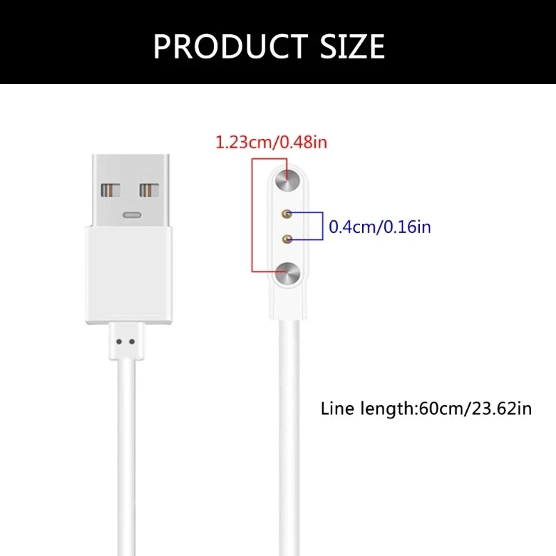 من السهل حمل كابل الشحن المغناطيسي لـ Eraclean GM01/GM02 Lens Lens ، حماية محمومات محمومة
