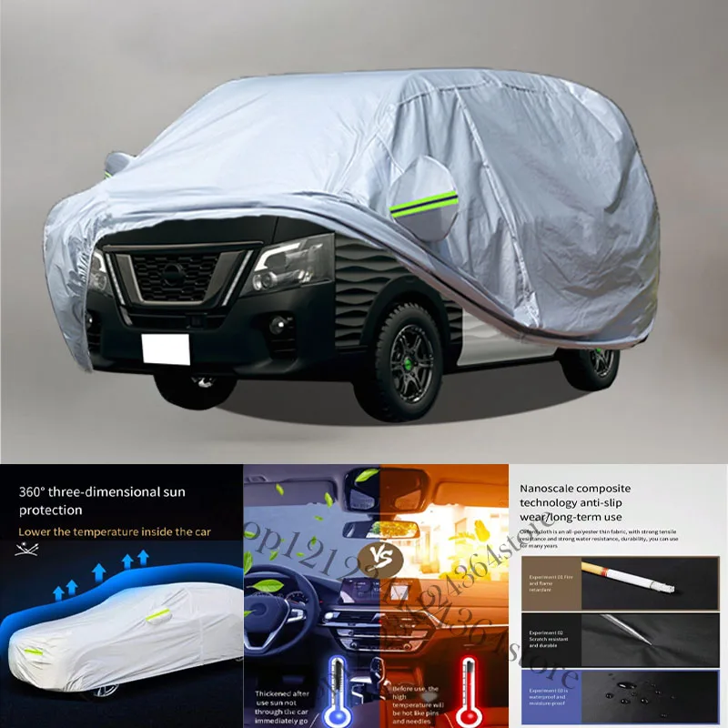 For Nissan NV350 Auto Anti snow Anti dust Anti-uv Anti peeling paint And Anti Rainwater 210t car cover Car cover Protection