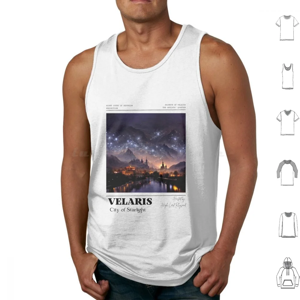 Velaris : City Of Starlight-Sjm Acotar ( 2 ) Tank Tops Vest Sleeveless Acotar Velaris City Of Starlight Rhysand Prythian High