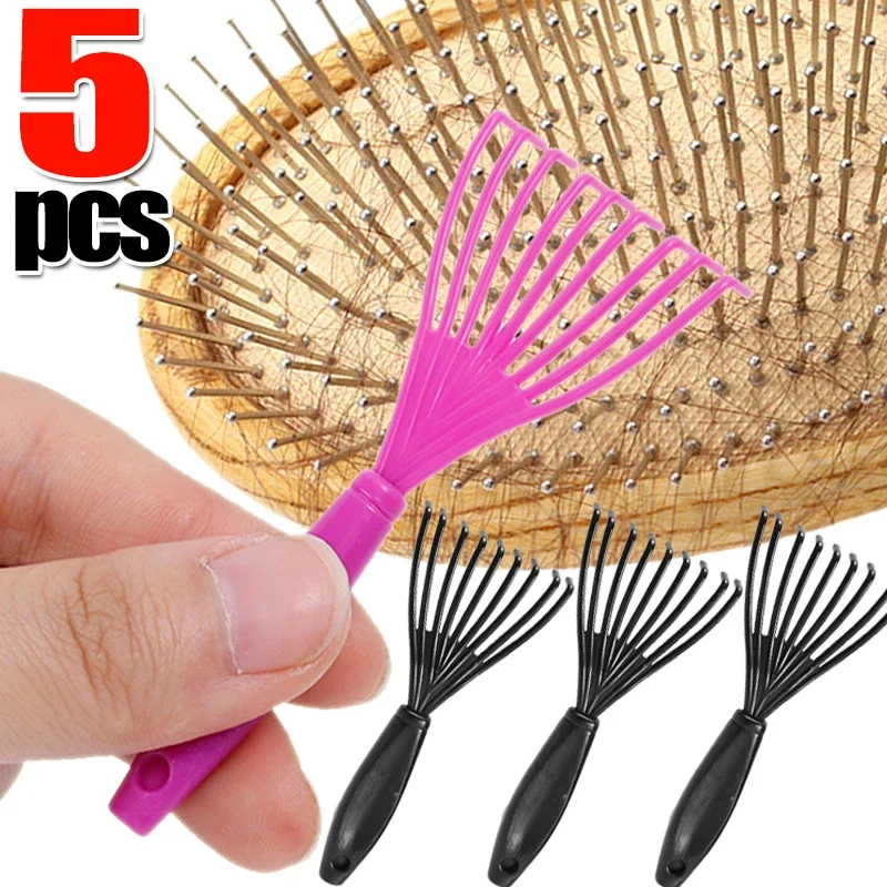 1/5PCS Mini Comb Hair Removers Brushes Embedded Hair Cleaning Claws Household Travel Portable Comb Hair Manual Cleaning Gadgets