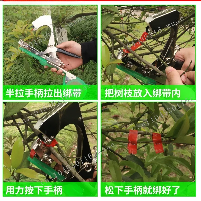 2026 Portable Hand Tool Grape Tying Machine Tomato Tying Seedlings Tying Machine Artifact