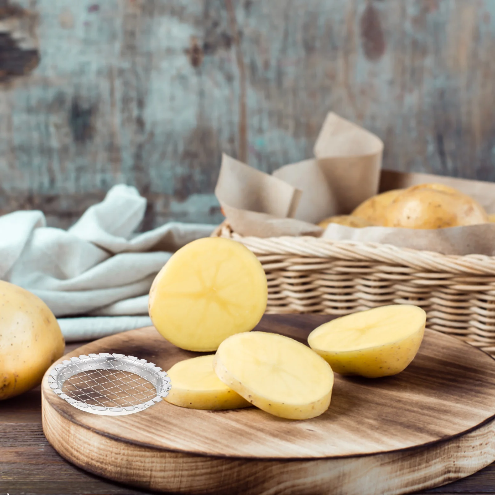 

2 шт. измельчитель картофеля из нержавеющей стали, резак для фруктовых кубиков, яйцерезка, кухонный гаджет, слайсер для вареных яиц, резак для помидоров