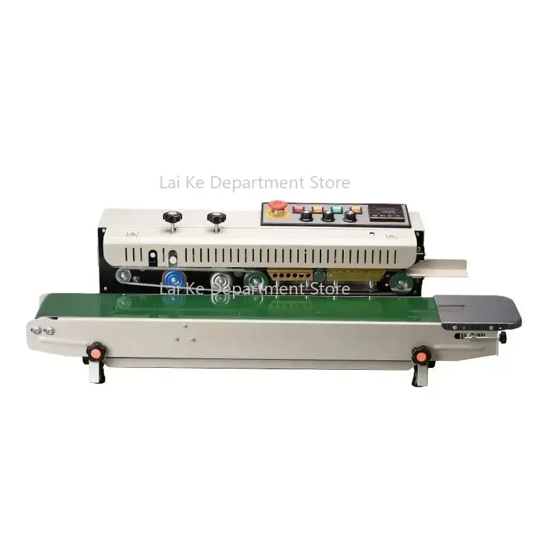 FR1000 Continuous Band Sealer Automatic Horizontal Sealing Machine Package Plastic Bag Band Packing Sealer