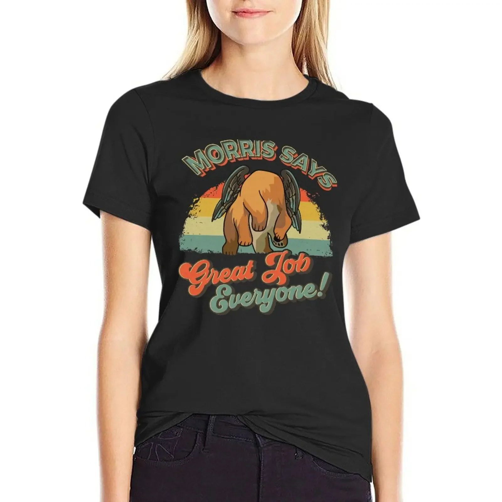 

Morris T-Shirt plus sizes tees customs design your own t-shirt dress for Women long