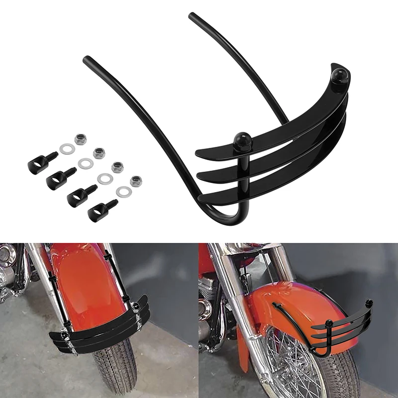 Front Fender Trim Bumper Grill Universal For Harley Softail Standard Low Rider FXST FLST Night Train Motorcycle Accessories